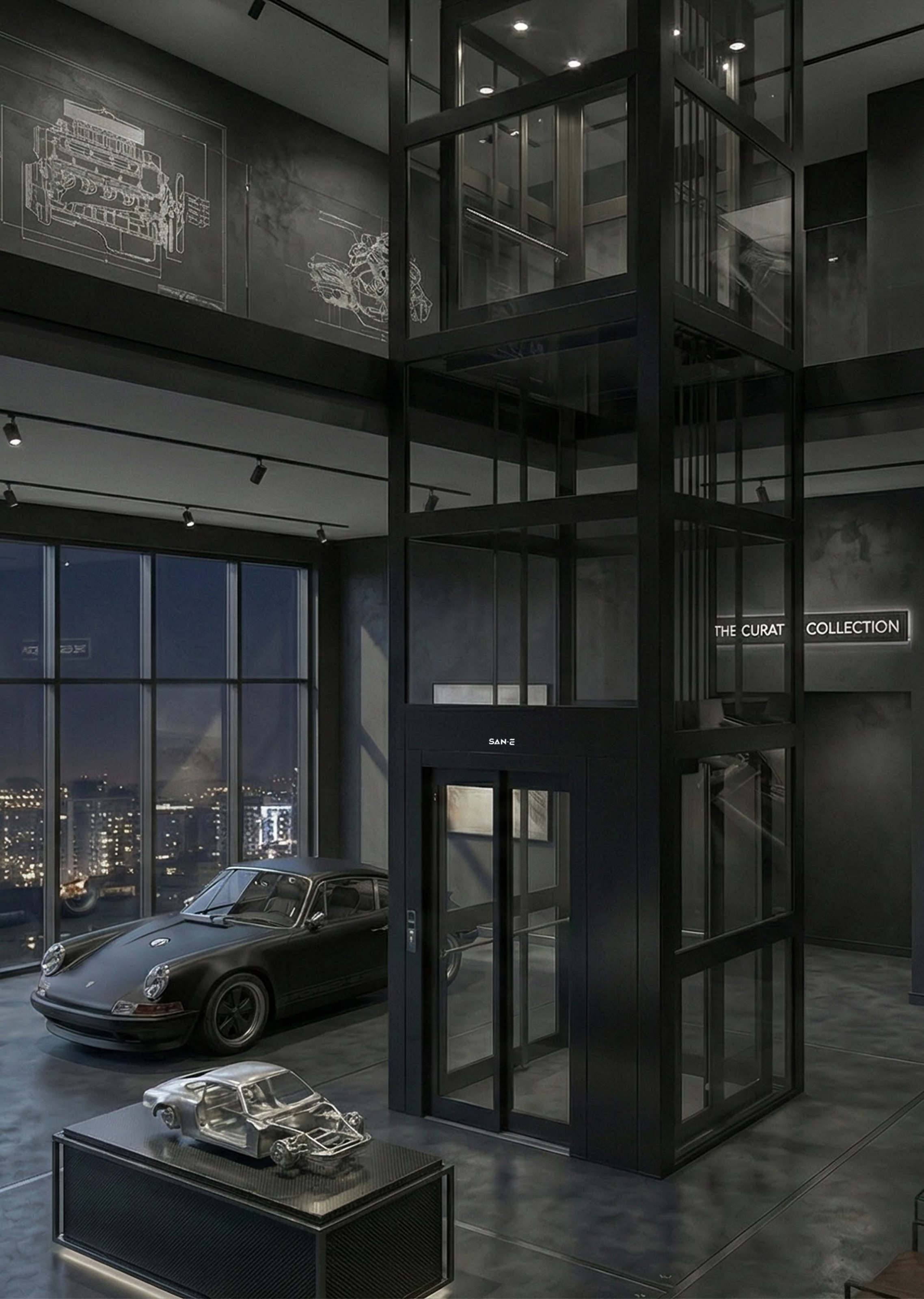 San E Elevator Showcase